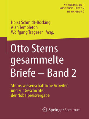 cover image of Otto Sterns gesammelte Briefe – Band 2